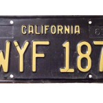 Vintage Black License Plates to Return