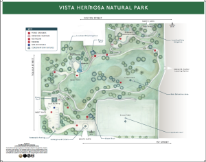 Evening Campfire Park Map